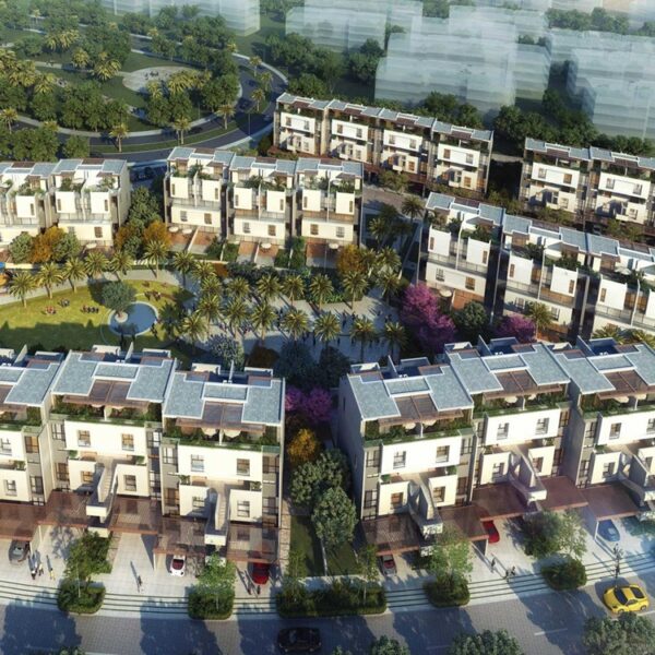 Professional application of polyurethane foam thermal insulation on Al Burouj Compound roofing by Target Engineering, Cairo